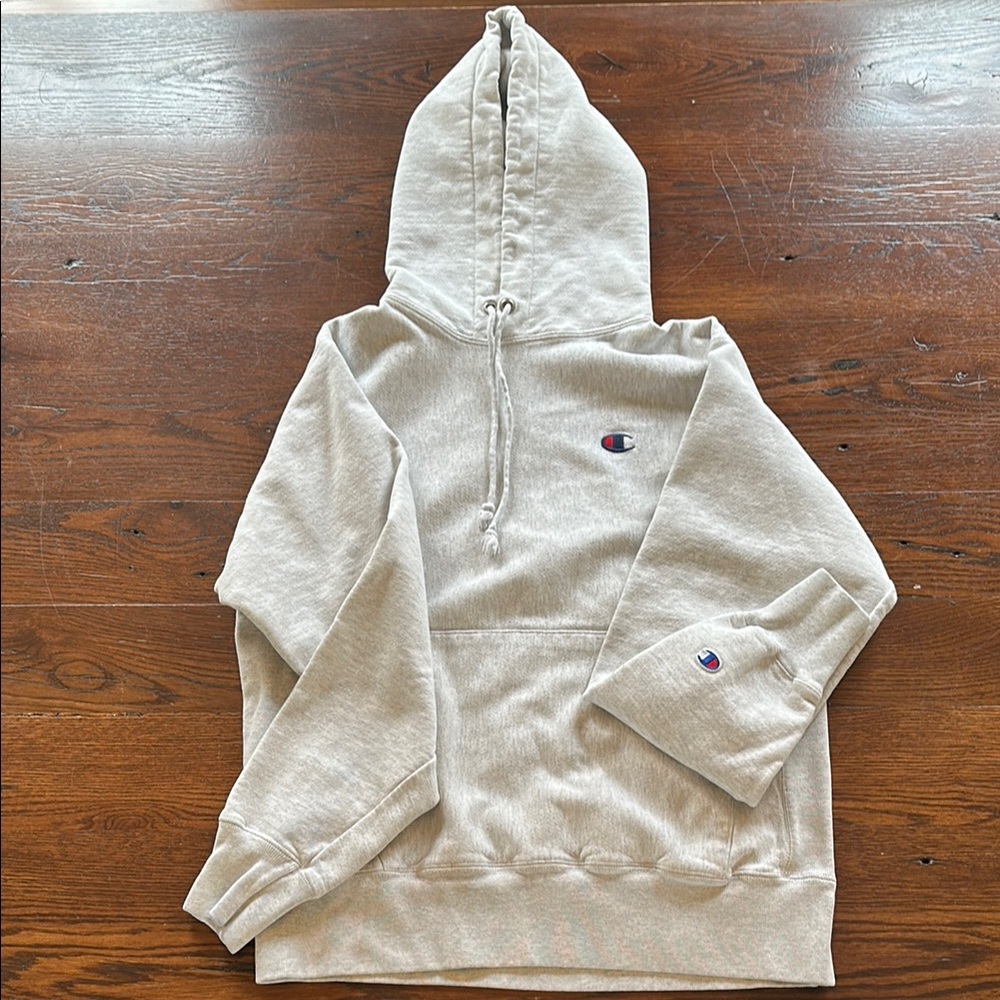 Champion Gray Hoodie - like new, worn once.  Excellent condition.